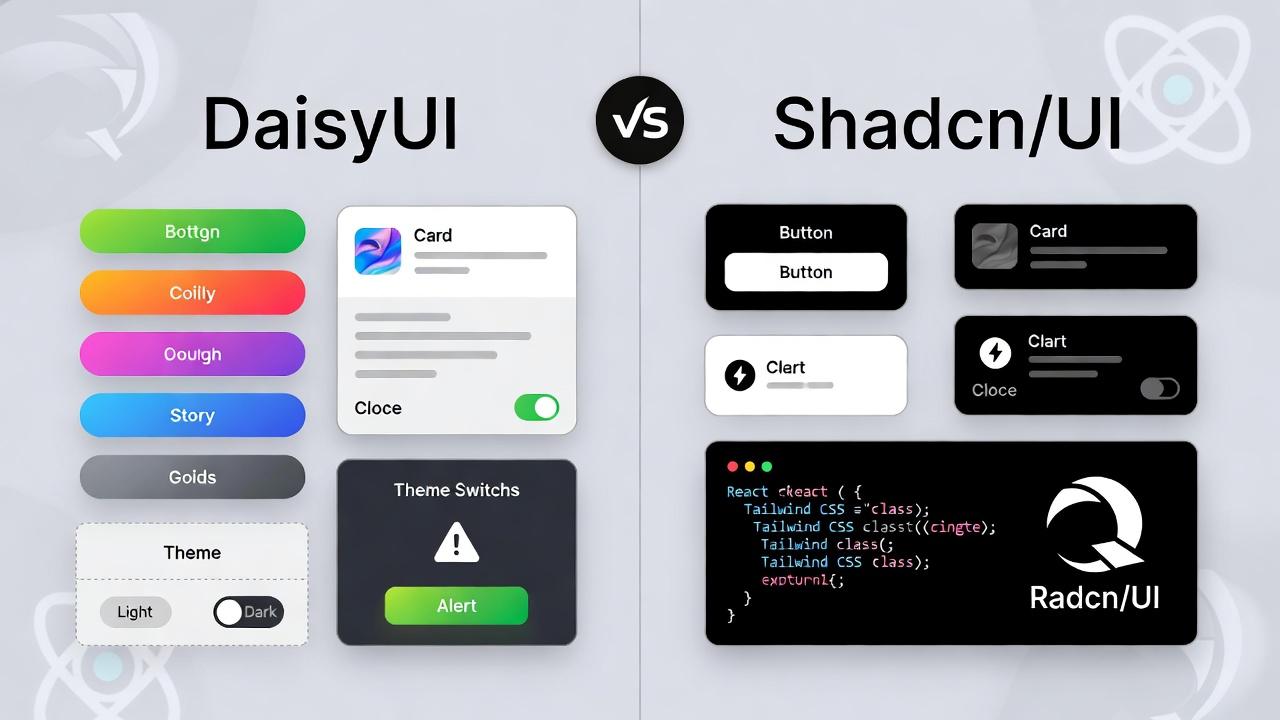 DaisyUI vs Shadcn/UI: The Ultimate 2026 Guide to Picking Your Tailwind CSS Component Library