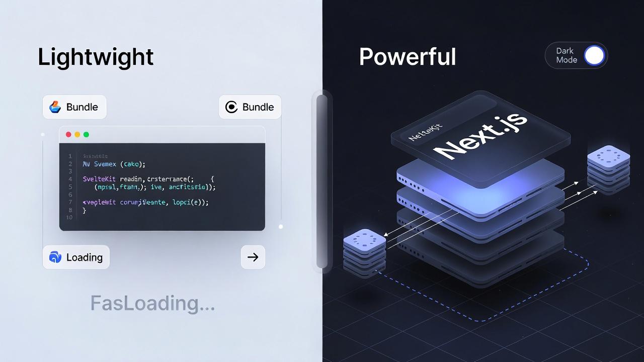 SvelteKit vs Nextjs in 2026: Choosing the Right Framework for Your Modern Web App