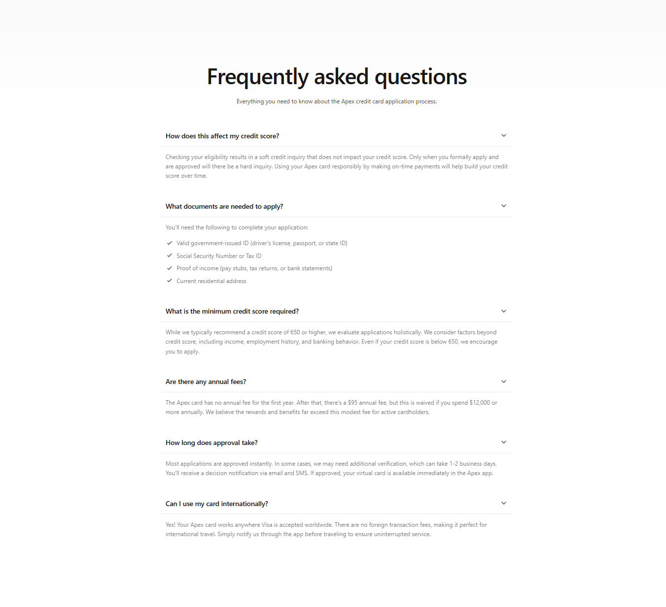 FAQs Section 2