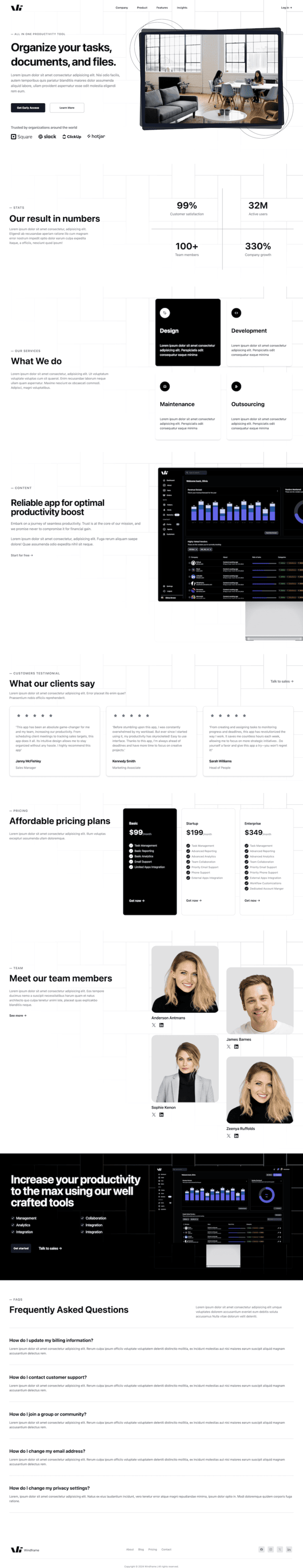 block templates preview