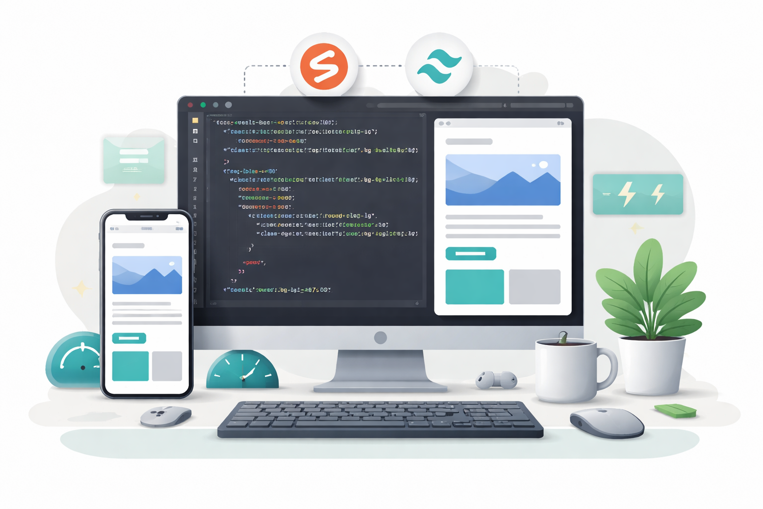 How to integrating Tailwind CSS with Svelte