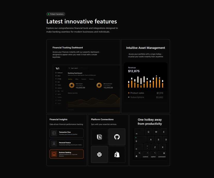 Autumn style features section