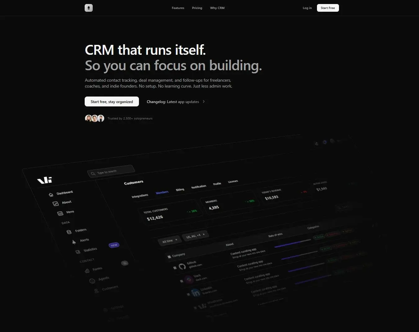 Linear component preview
