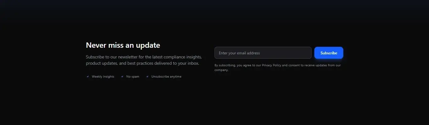 Email Subscription Form