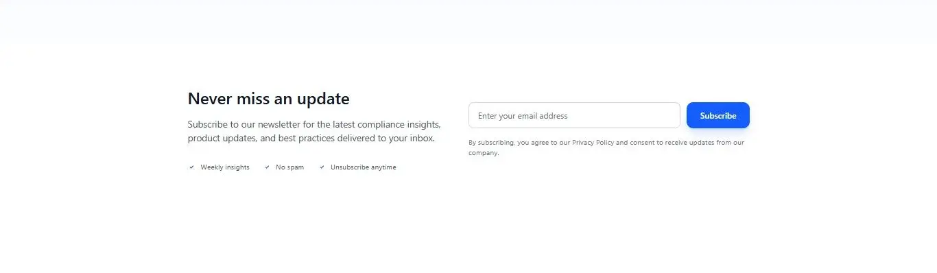 Email Subscription Form