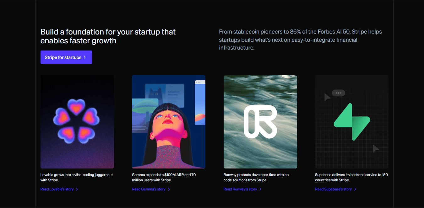 Customer Stories Section