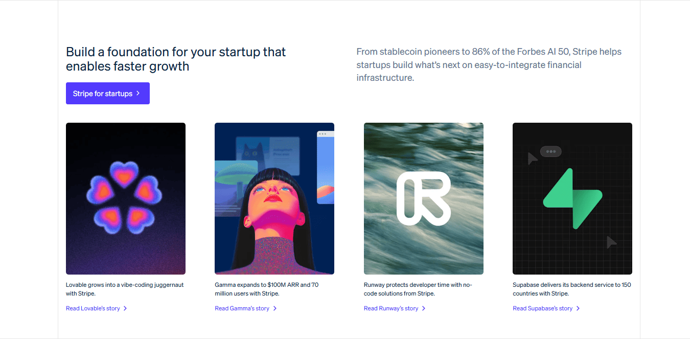 Customer Stories Section