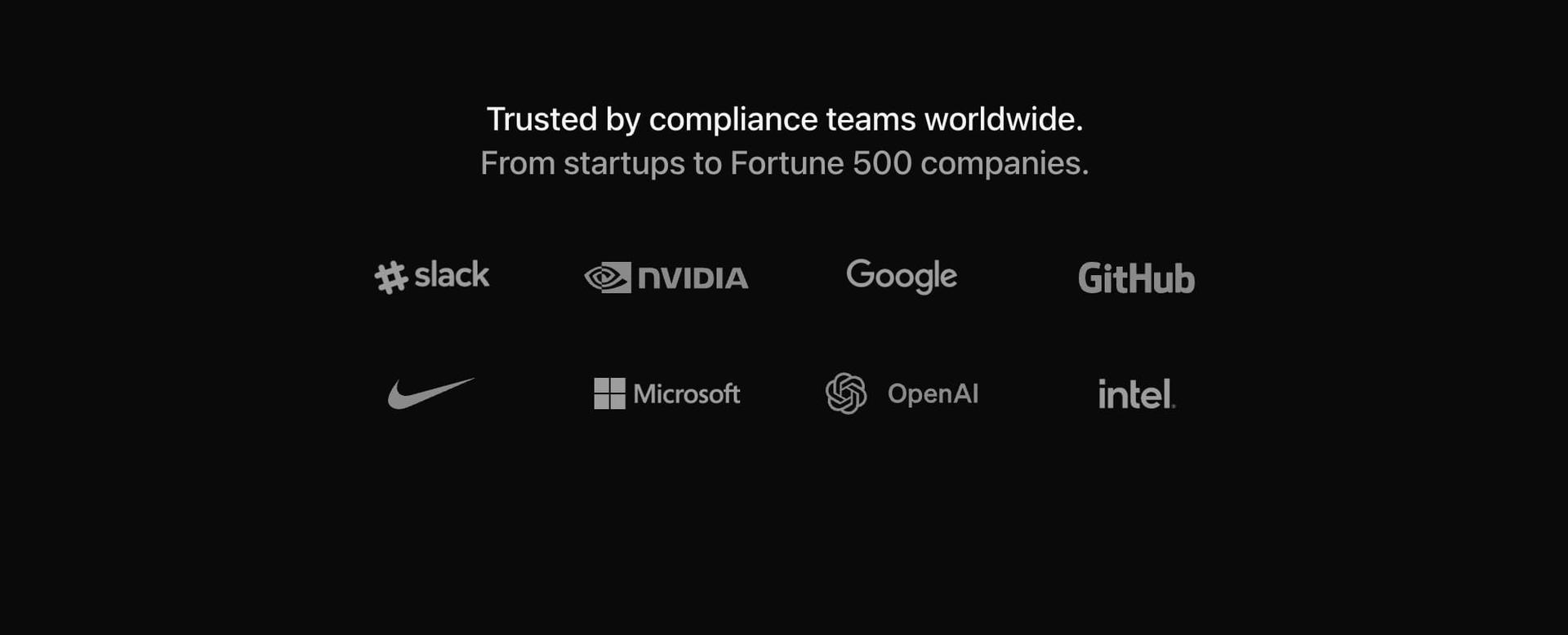 Centered Logo Section