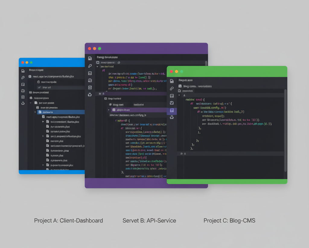 Peacock extension color-coding multiple VS Code workspaces