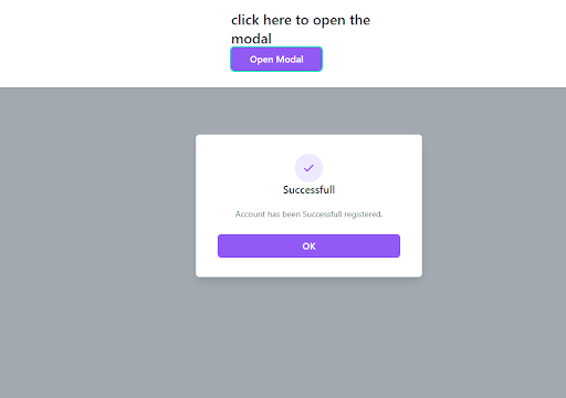 Tailwind CSS Modal