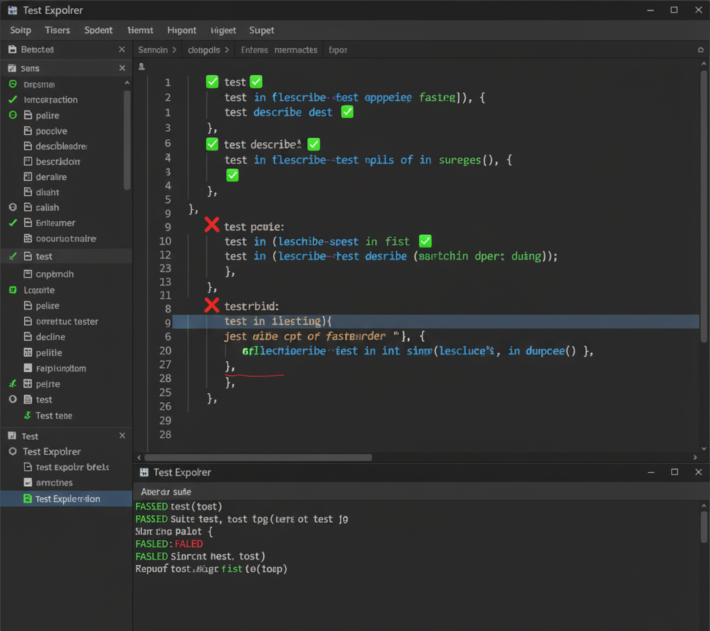 Jest extension running unit tests