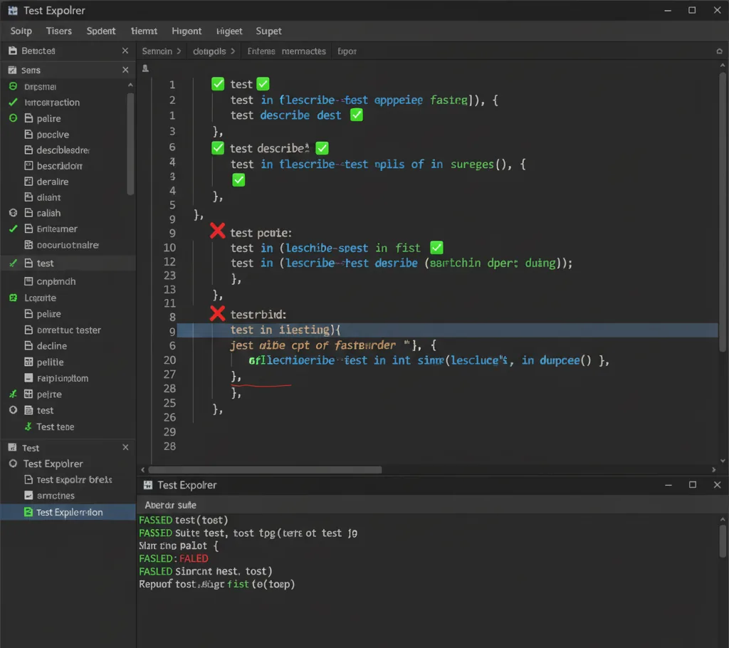 Jest extension running unit tests