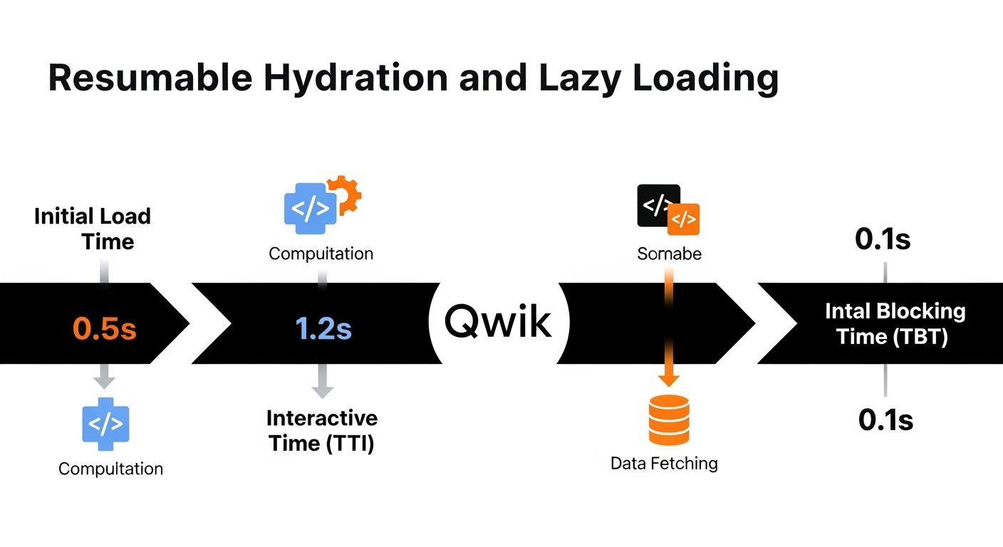 Lazy loading visual foe Qwik