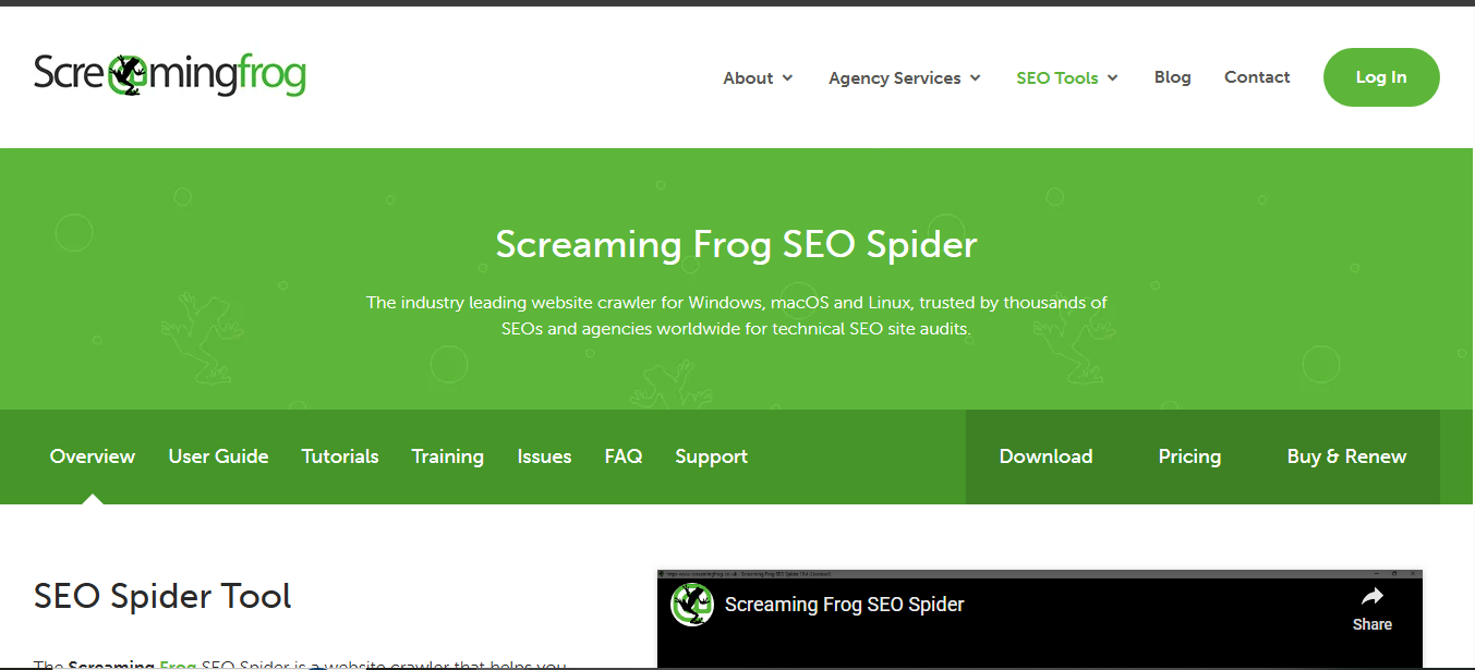 Screaming Frog SEO Spider