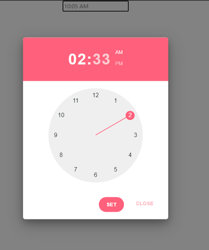 Tailwind Timepicker