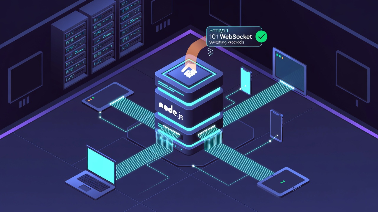setting up a websocket server with nodejs
