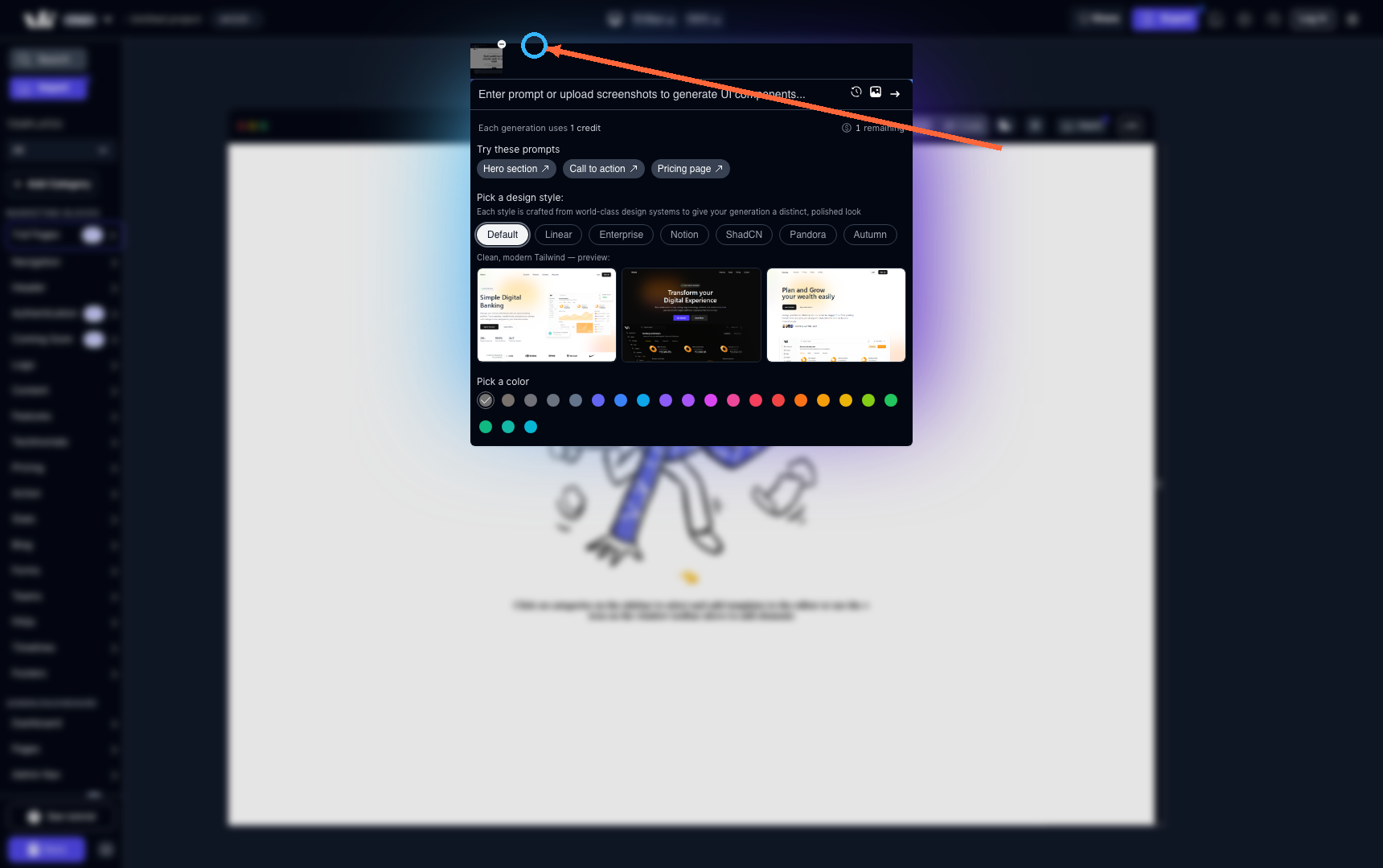 Uploaded image preview