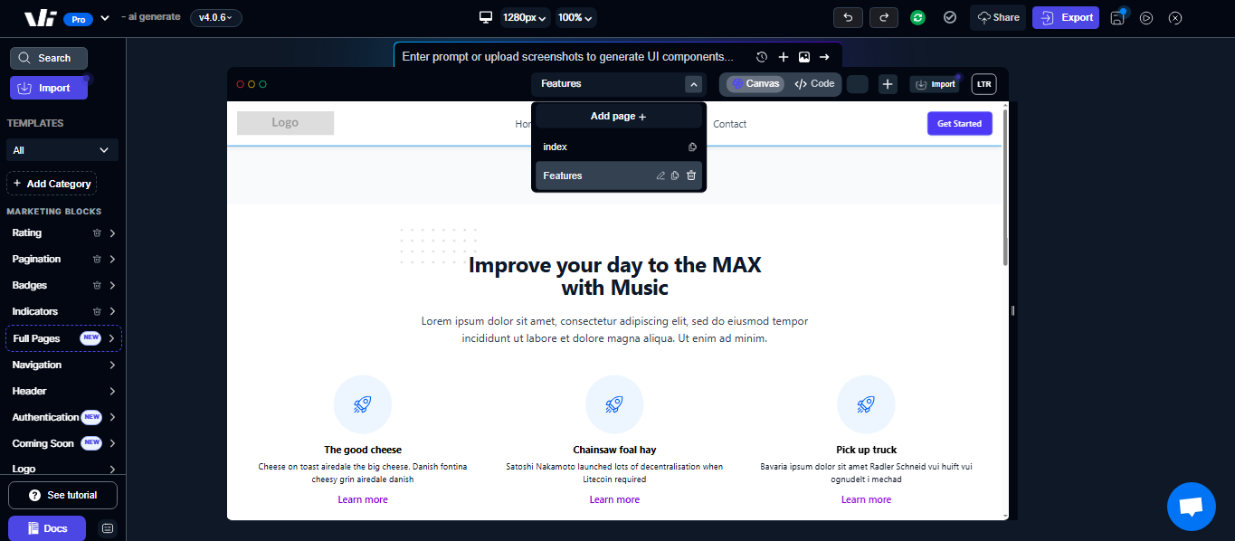 subpages added